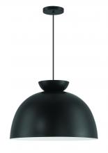  59192-FB - Ventura Dome 1 Light Pendant in Flat Black