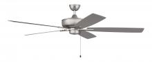  S60BN5-60BNGW - 60" Super Pro 60 in Brushed Nickel w/ Brushed Nickel/Greywood Blades