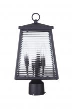  ZA4115-MN - Armstrong 3 Light Outdoor Post Mount in Midnight