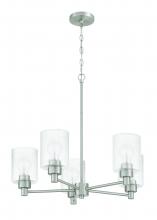  60225-BNK - Lyndsey 5 Light Chandelier in Brushed Polished Nickel