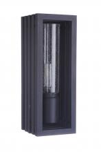  ZA2810-TB - Carmel 1 Light Medium Outdoor Wall Lantern in Textured Black
