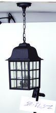  Z571-TB - Grid Cage 3 Light Outdoor Pendant in Textured Black