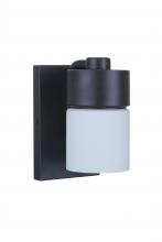  12305FB1 - District 1 Light Wall Sconce in Flat Black