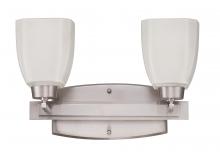  14715BNK2 - Bridwell 2 Light Vanity in Brushed Polished Nickel