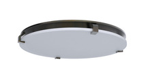  XV1611-OB - Round Opal White Frosted Glass with OB Frame