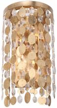  561-GA - Crystorama Bella 2 Light Antique Gold Sconce