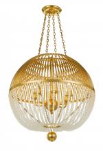  DUV-626-GA - Duval 6 Light Antique Gold Pendant