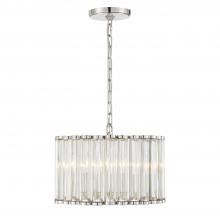 Crystorama ELL-B3004-PN - Libby Langdon for Crystorama Elliot 4 Light Polished Nickel Mini Chandelier