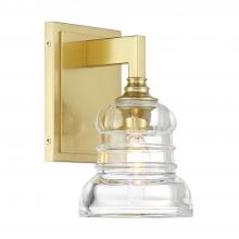  GRG-1041-AG - Gregory 1 Light Aged Brass Sconce