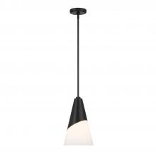  TOR-901-MK - Brian Patrick Flynn Tori 1 Light Matte Black Pendant