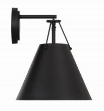 Crystorama XAV-B8311-MK - Xavier 1 Light Matte Black Task Sconce