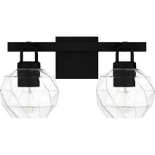  CIA8616MBK - Celina 2-Light Matte Black Bath Light