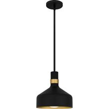  QPP6804MBK - Arbor 1-Light Matte Black Mini Pendant