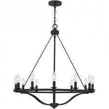  DS19284B - 12 Light Blacksmith Chandelier