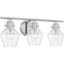 Quoizel LWS4885C1 - 3 Light Brushed Nickel Bath