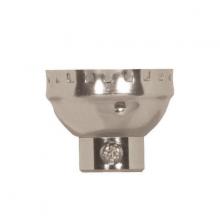  80/1290 - 3 Piece Solid Brass Cap With Paper Liner; Polished Nickel Finish; 1/4 IP; With Set Screw