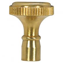  80/1353 - Solid Brass Knob; 4/36 Mandrel; Polished Brass