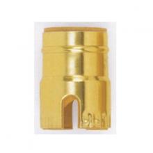  80/1467 - 3 Piece Solid Brass Shell With Paper Liner; Push Thru; Polished Brass Finish