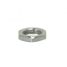 Satco Products Inc. 90/001 - Steel Locknut; 1/8 IP; 9/16" Hexagon; 1/8" Thick; Unfinished