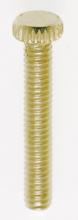 Satco Products Inc. 90/031 - Steel Knurled Head Thumb Screw; 8/32; 1" Length; Brass Plated Finish