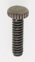 Satco Products Inc. 90/1155 - Steel Knurled Head Thumb Screw; 6/32; 1/2" Length; Antique Brass Plated Finish