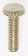 Satco Products Inc. 90/1156 - Steel Knurled Head Thumb Screw; 6/32; 1/2" Length; Nickel Plated Finish