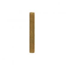  90/1190 - 1/8 IP Solid Brass Nipple; Unfinished; 2-1/4" Length; 3/8" Wide