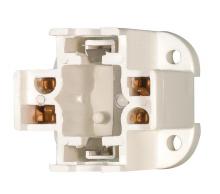  90/1549 - 13W Bottom Screw Down Socket; 4-Pin Lamps; Vertical Mount; G24Q-1 And GX24Q-1 Base For: CF13DD/E And