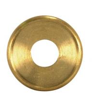 90/1597 - Turned Brass Check Ring; 1/8 IP Slip; Unfinished; 1" Diameter