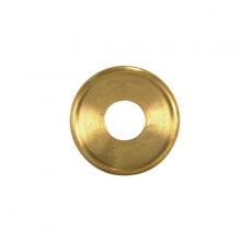  90/1598 - Turned Brass Check Ring; 1/8 IP Slip; Unfinished; 1-1/4" Diameter