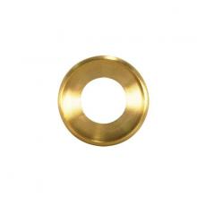  90/1613 - Turned Brass Check Ring; 1/4 IP Slip; Unfinished; 1-1/8" Diameter