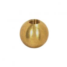  90/1624 - Brass Ball; 3/8" Diameter; 8/32 Tap; Unfinished