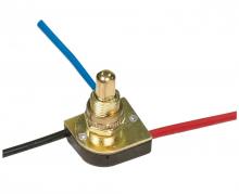  90/1678 - 3-Way Metal Push Switch; 3/8 Metal Bushing; 2 Circuit; 4 Position (L-1, L-2, L1-2, Off); 6A-125V,