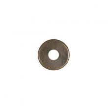  90/1763 - Steel Check Ring; Curled Edge; 1/8 IP Slip; Antique Brass Finish; 1-1/2" Diameter
