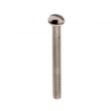Satco Products Inc. 90/1774 - Steel Round Head Slotted Machine Screws; 8/32; 1-1/2" Length; Nickel Plated Finish
