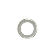 90/1834 - Steel Check Ring; Curled Edge; 1/4 IP Slip; Unfinished; 1-1/2" Diameter