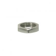 Satco Products Inc. 90/187 - Steel Locknut; 1/8 IP; 1/2" Hexagon; 1/8" Thick; Unfinished