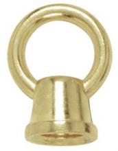  90/201 - 1" Female Loops; 1/8 IP With Wireway; 10lbs Max; Brass Plated Finish