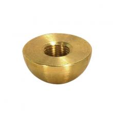  90/2098 - Brass Half Ball; Unfinished; 1/8 Tap; 1" Diameter