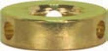  90/2456 - Shade Rings; 10 Gauge; 3/4" Diameter; 3 Hole Brass Plated