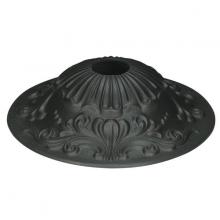  90/2482 - Cast Brass Canopy; Bronze Finish; 5-1/2" Diameter; 1-1/16" Center Hole; 1-1/2" Height