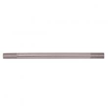  90/2510 - Steel Pipe; 1/8 IP; Raw Steel Finish; 10" Length; 3/4" x 3/4" Threaded On Both Ends