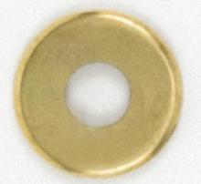  90/351 - Steel Check Ring; Curled Edge; 1/8 IP Slip; Brass Plated Finish; 2" Diameter