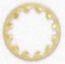 Satco Products Inc. 90/392 - 1/8 TOOTH WASHER BRASS PLATED