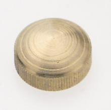  90/551 - Brass Lock-Up Cap; 1/8 IP; 9/16" Diameter; 1/4" Height; Burnished And Lacquered
