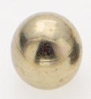  90/666 - Brass Ball; 8/32; 3/8" Diameter; Burnished And Lacquered