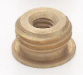  90/761 - Brass Reducing Bushing; Unfinished; 1/8 M x 8/32 F; With Shoulder