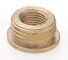  90/765 - Brass Reducing Bushing; Unfinished; 3/8 M x 1/4 F; With Shoulder