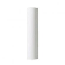  90/904 - Plastic Candle Cover; White Plastic; 13/16" Inside Diameter; 7/8" Outside Diameter; 3"