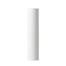  90/911 - Plastic Candle Cover; White Plastic; 1-3/16" Inside Diameter; 1-1/4" Outside Diameter;